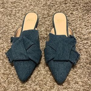 J Crew Denim Mule